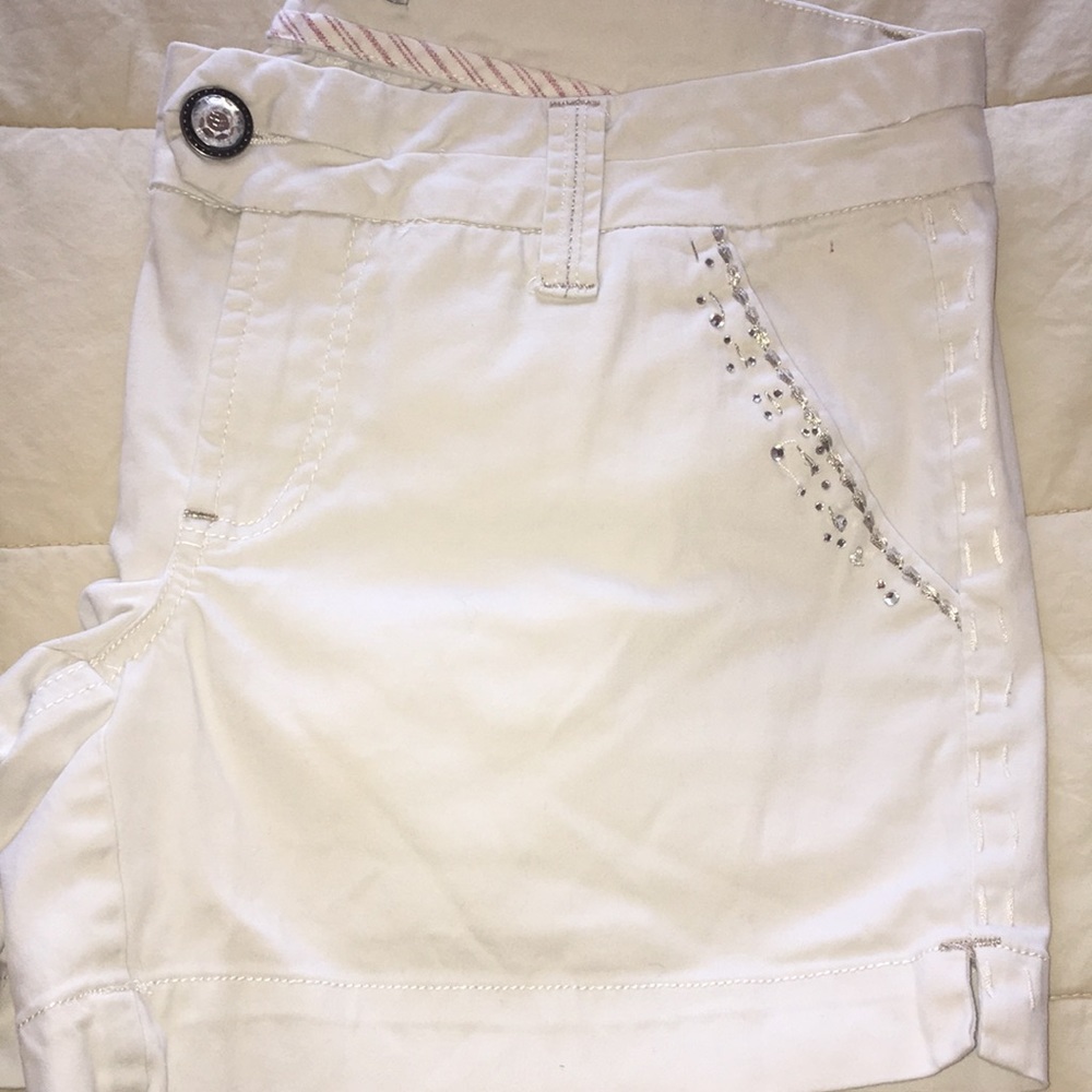BKE khaki shirt with 3” inseam
